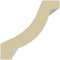 Ekena Millwork 1 1/2"H x 1 1/2"P x 2 1/8"F x 94 1/2"L Ashford Smooth Mini Crown Moulding MLD01X01X02AS - alternate 3